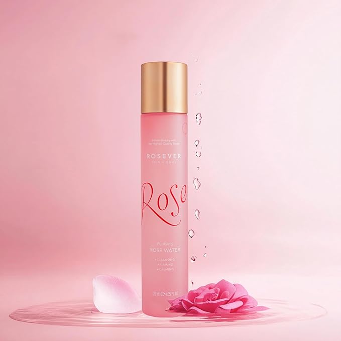 Pure Rose Water Face Mist – Hydrating, Refreshing, Cleansing with Damascena Rose – Natural, Alcohol-Free, Vegan – for All Skin Types, 4.05 oz (120 ml)