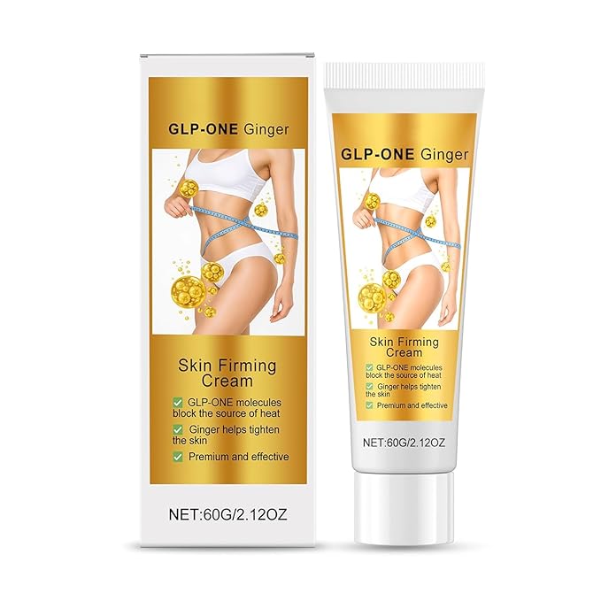 Ginger Firming Cream for Tight Lift & Firm Booty - Flat Belly Firming Cream with Ginger Extract - Skin Tightening & Smoothing Body Cream