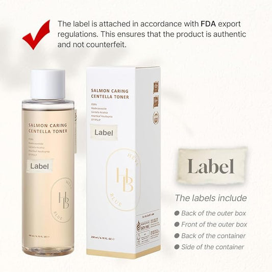 Salmon Caring Centella Toner - Salmon PDRN, pH 5.5, Salmon Egg Extract, Centella, Madecassoside, Restore and Rejuvenate, Refine Skin Texture, Low Irritation, Korean Skincare, K-Beauty