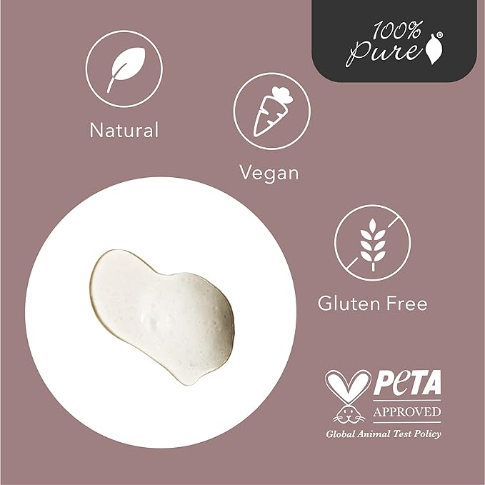 100% PURE Yuzu & Pomelo Glossing Shampoo & Cleansing Detox Helps Restore Vibrancy in Dry Dull Hair Revitalizing Shine & Body Healthy Growth for Women & Men, Vegan - 16 Fl Oz