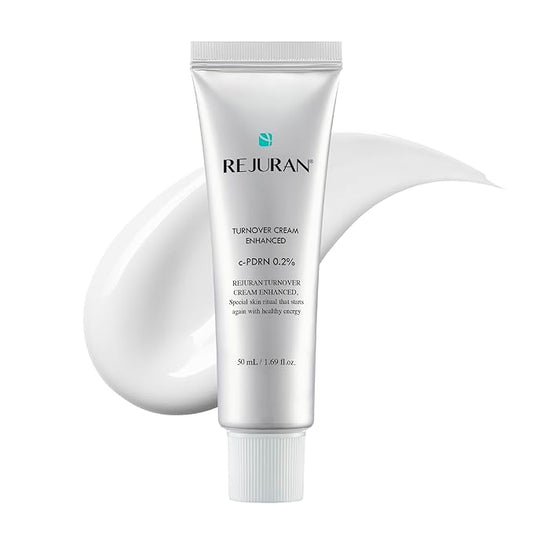 REJURAN® Turnover Cream Enhanced, DOT™ c-PDRN® - Salmon DNA PDRN Face Moisturizer for Regeneration, Deep Hydration, Collagen Boosting, and Glow-Enhancing Skin. Korean Skin Care (1.69 fl oz)