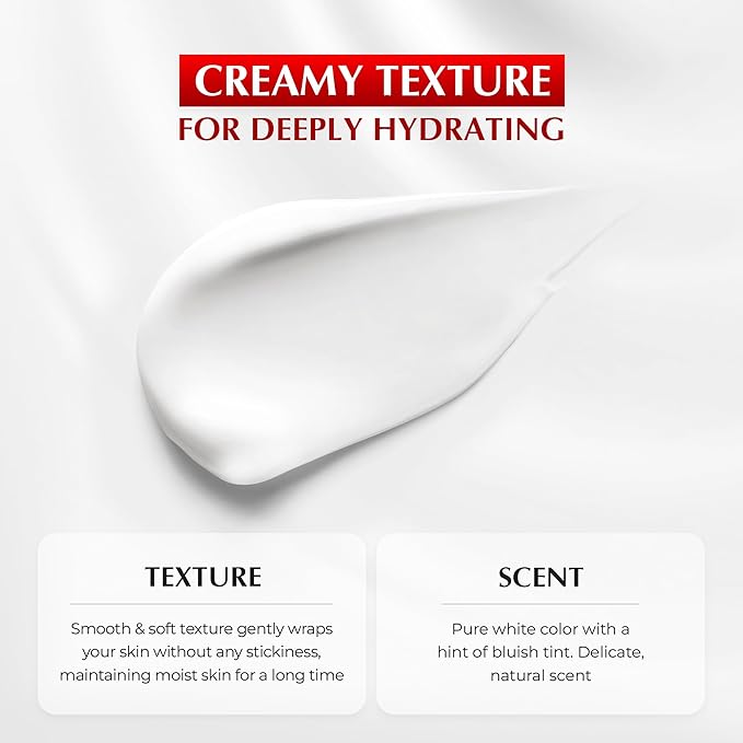 JEU'DEMEURE Intensive Adenosine Ceramide & Peptides Korean skin care Night Moisturizer Cream for Regenerating, Ultra-Deep Hydrating, Skin Repair, Rich Texture, Anti-Aging 1.7 oz