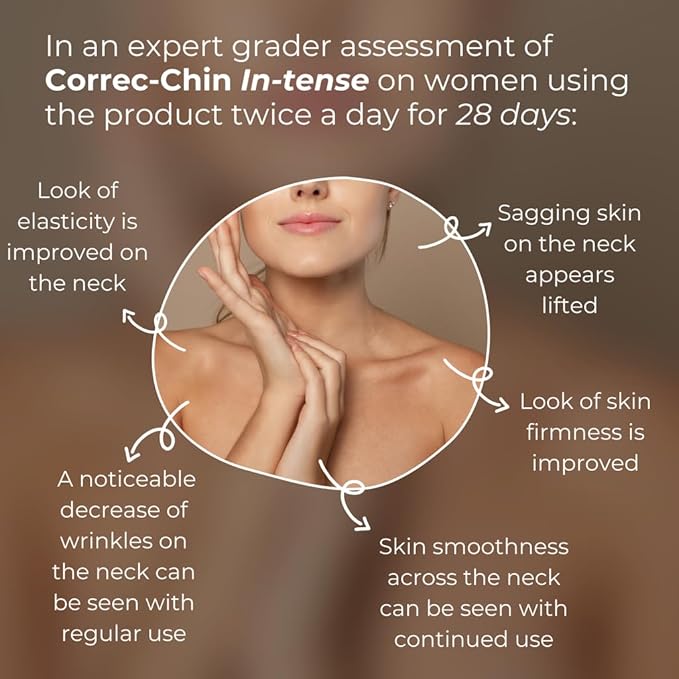 Serious Skincare Reverse Lift CORREC-CHIN IN-TENSE Firming Treatment Cream, for Tightening Double Chin, Neck, Jawline, Anti-Aging Moisturizer, Firming Skin Care 1.7 oz