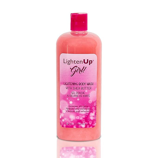 OMIC Lighten-Up Exfoliating Body Wash - 33.8 Fl oz / 1000 ml (Girl)