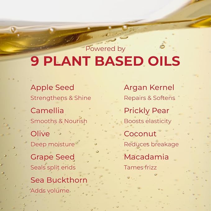 MOEV ANNURCATIN Hair Oil Essence, Heat Protect Hair Serum, Korean Nourishing Perfumed Oil for Dry, Frizzy, Damaged Hair, Anti-Frizz with Apple Seed Oil, Lightweight for Shine and Softness 2.7 fl.oz.