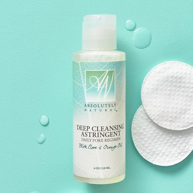 Deep Cleansing Face Astringent Helps with Oily Skin & Acne Face Wash with Clove and Orange Oil Made in The U.S.