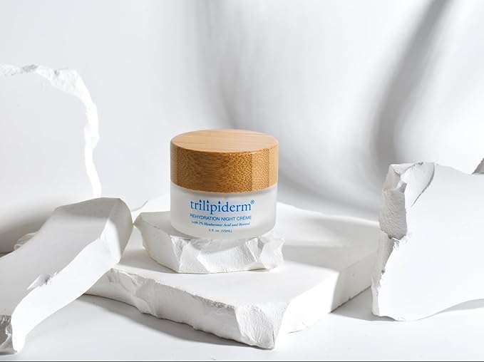 Trilipiderm Rehydration Night Créme .5oz + Protective Day Créme Broad Spectrum SPF 30 .5oz Travel/Trial Size Transformative, moisture-rich crème with hyaluronic acid and Retinol