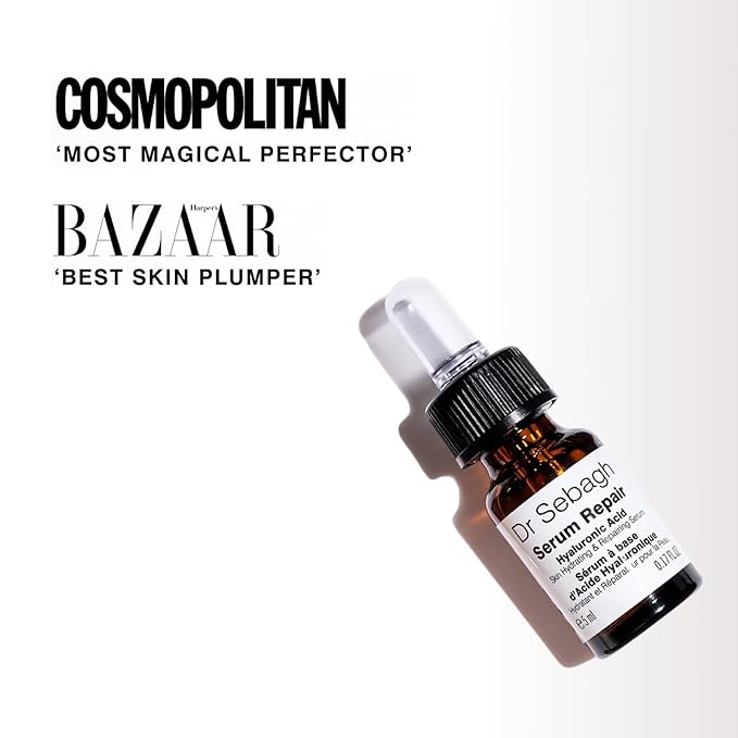 Serum Repair Travel Size - (0.17 fl oz) | Award-Winning Hyaluronic Acid Hydrator | Anti Aging & Wrinkle | Skin Moisturize & Repair Formula | Collagen Boosting Youthful Glow For Women & Men