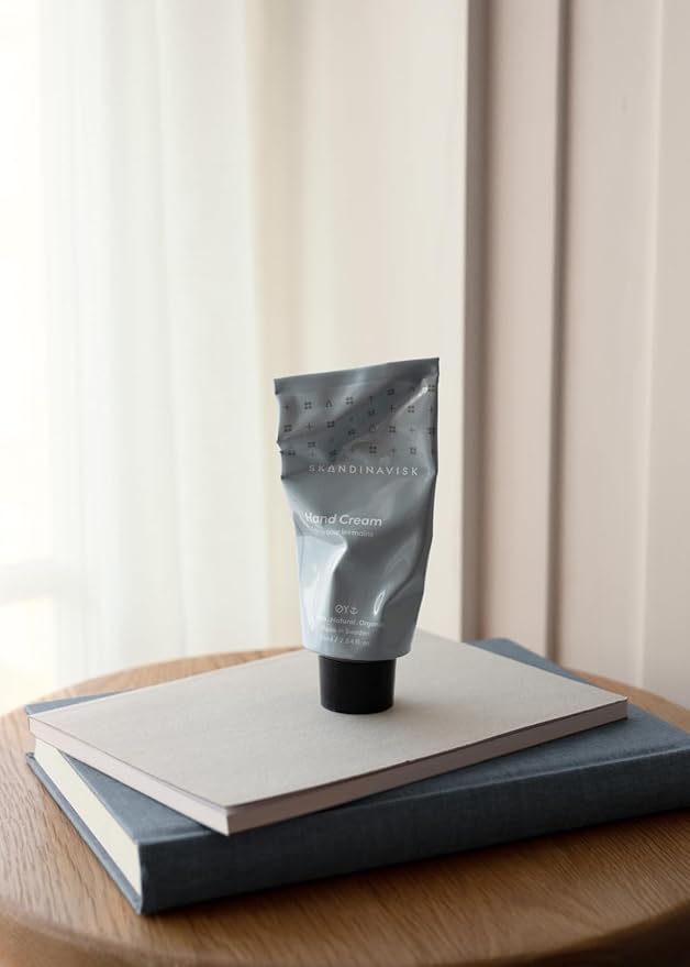 Skandinavisk ØY ‘Island’ Hand Cream, Scent Notes: Crabapple and Dog Rose, Water Mosses and Green Leaves. Vegan Forumla, 2.54 fl. oz.