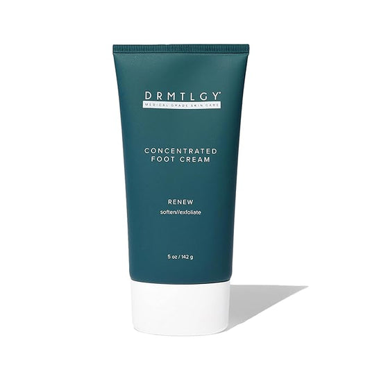 DRMTLGY Concentrated Foot Cream for Dry Cracked Heels - Heel Cream & Foot Lotion for Dry Cracked Feet -Dry Feet Treatment for Women & Men