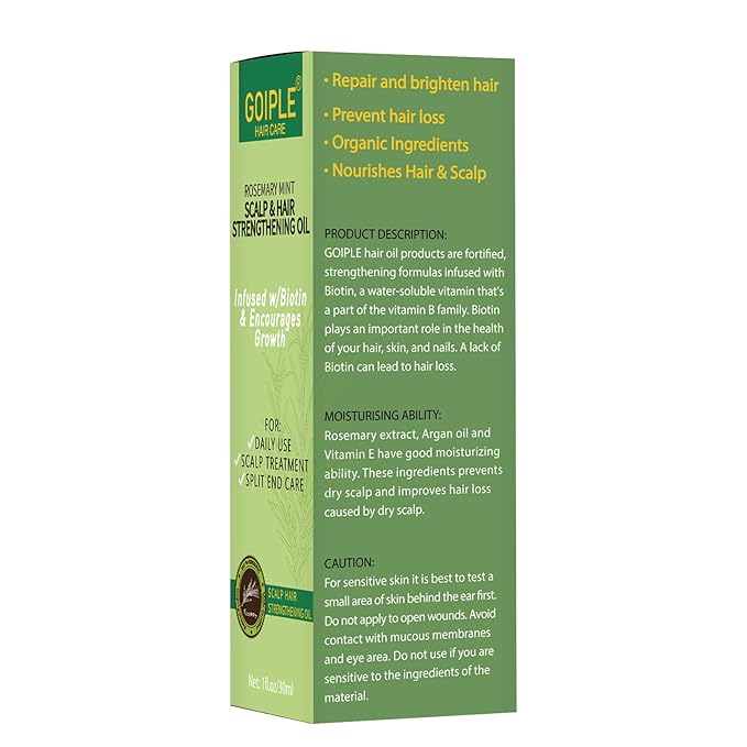 WOZUTUNT Rosemary Oil, 1 FL OZ - Natural Hair Growth Oil With Essential Oils, Nourishing Treatment for Split Ends, Dry Scalp, Hair Loss - Women's Hair Care