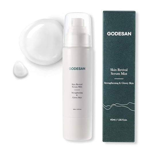 Skin Revival Serum Mist 1.35fl oz - Hydrating Facial Mist, Glowy Skin, Vegan, Sets Makeup, All Skin Type