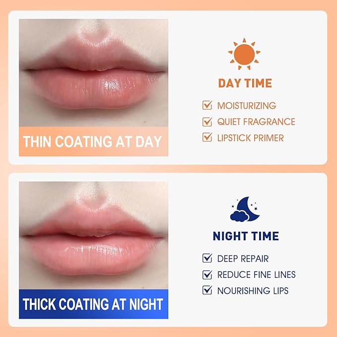 12 Pack Lip Sleeping Mask Set, Overnight Lip Treatment, Nourish and Hydrate Lip Mask With Vitamin C and Coconut Oil, Lip Balm for Dry Lips, Reduce Lip Lines and Improve Lip Color