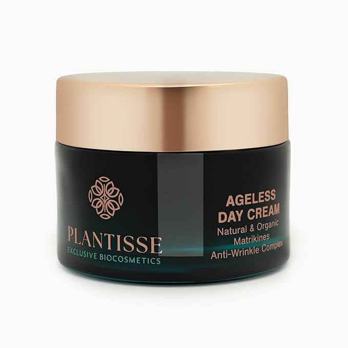 Ageless Day Cream: Anti Aging Face Cream, Hyaluronic Acid, Bakuchiol Retinol Alternative, Matrixyl 3000, Inst'tight C, Squalane, Hyaluronic Acid. NATURAL and ORGANIC.