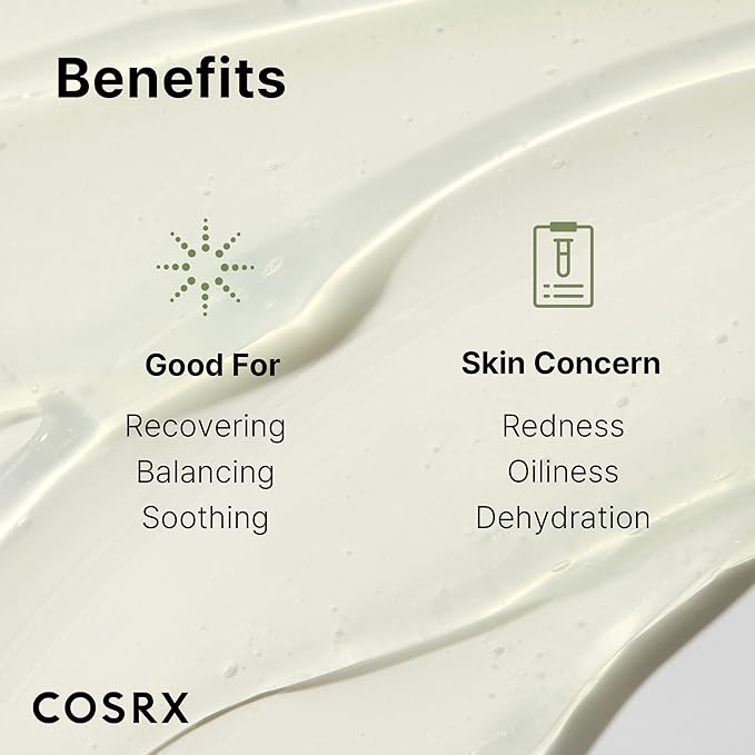 COSRX Hydrium Green Tea Aqua Soothing Gel Cream, 1.69 fl.oz / 50ml | Lightweight Daily Cream | Camelia, Aloe Gel | Korean Skin Care, No Animal Testing, Paraben Free