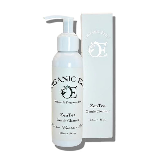 Cleanser – ZenTea Gentle Facial Cleansing Lotion, Non-Foaming Botanical Formula with Chamomile, Aloe & Green Tea – Hydrating, Soothing, Fragrance-Free for Sensitive Skin