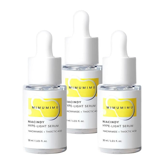 MIMUMIMU Dark Spot Remover Serum for Face | Korean Clinic Skincare - Thioctic Acid 0.01% & Niacinamide 5% | Spot Treatment for Melasma, Hyperpigmentation, Discoloration, Acne Scars | Pack of 3