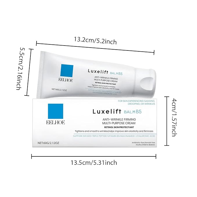 Firming Body Butter Cream - with Retinol, Niacinamide, Hyaluronic Acid, Intense Hydration & Skin Tightening Moisturizer for Smooth, Youthful-Looking Skin,2.12oz