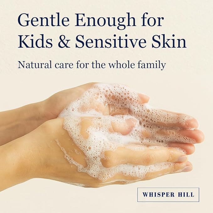 WHISPER HILL Bergamot Olive Oil Soap – Handcrafted in Vermont Since 1997 – Refreshing Citrus Aromatherapy Bar – 3.8 oz