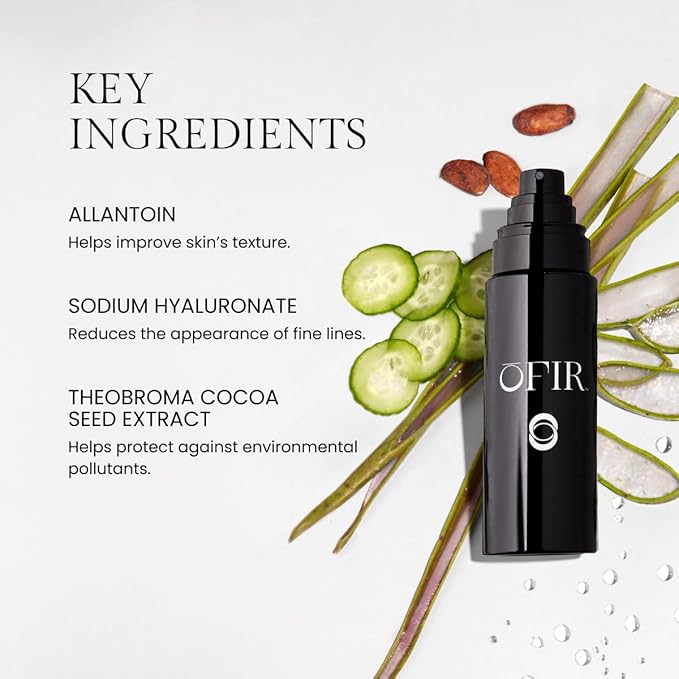 OFIR Makeup Setting Spray for Face | Skin Soothing, Refreshing & Lightweight Formula | Protects Against Blue Light and Pollutants | Hydrating Setting Spray for Long-Lasting Makeup Wear | 4 Oz