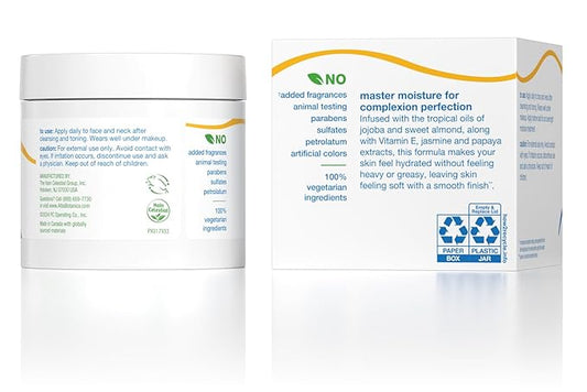 Alba Botanica Ultra Hydrating Moisturizing Cream, with Vitamin E, Fragrance Free, 3 Oz (Packaging May Vary)