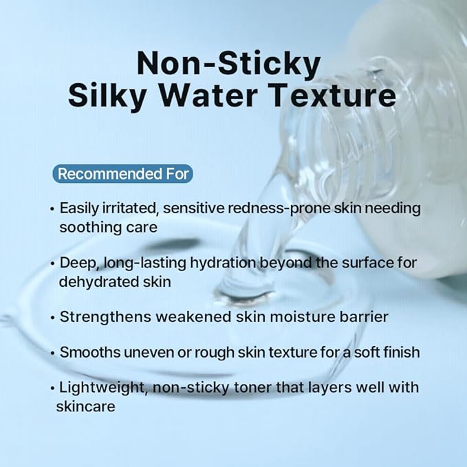 HYCICA Soothing Toner | Calming Hydration Barrier Care for Sensitive Skin with Centella, Ultra-Low Molecular Hyaluronic Acid & Panthenol, Vegan Fragrance-Free Korean Skincare, 6.76 fl oz