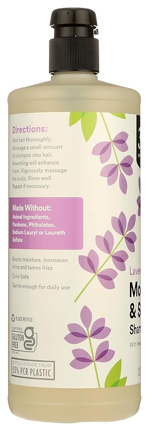 365 by Whole Foods Market, Moisture & Shine Shampoo with Hemp Seed & Argan Oil, Lavender Scent, 32 Fl Oz