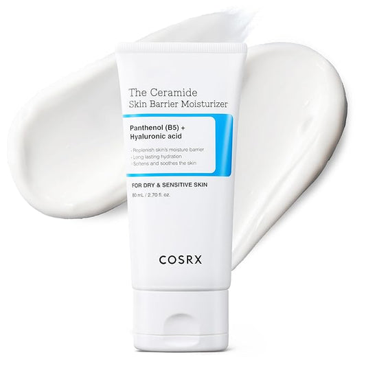 COSRX Ceramide Skin Barrier Moisturizer for Face with 7 Ceramides, Hyaluronic Acid & Panthenol for All Skin Types, 2.7 fl.oz, Korean Skin Care, Stocking stuffers for women