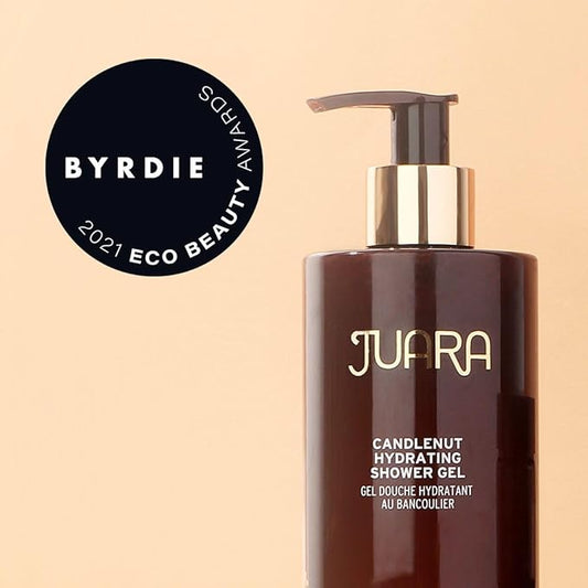 Juara - Candlenut Hydrating Shower Gel | Moisturizing Body Wash | Natural Soap | Soothe Skin | Gentle Nourishment | Cruelty Free, Paraben & Sulfate Free, Vegetarian | 12 oz.