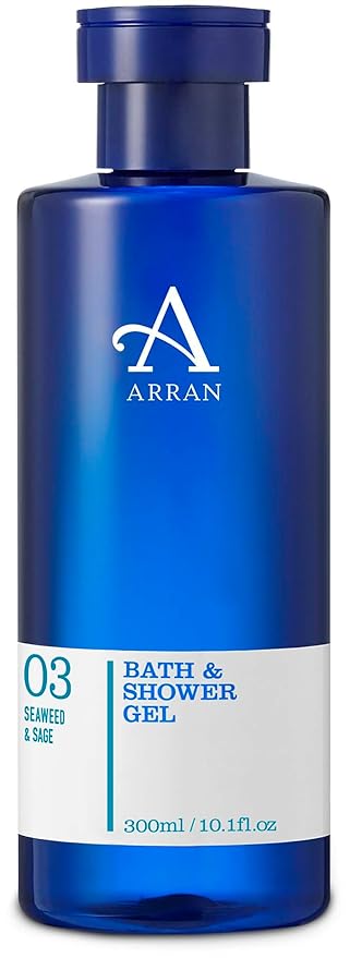 Arran Sense of Scotland Seaweed and Sage Bath and Shower Gel, 300 ml