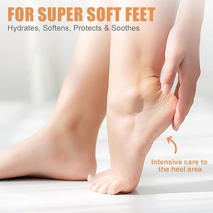 60% Urea Cream - Manuka Honey Foot Hand Cream Stick for Dry & Cracked Feet Elbows Knees Heels Hands, Hydrates & Nourish Foot Care for Softening and Moisturizing, Removing Calloused Skin