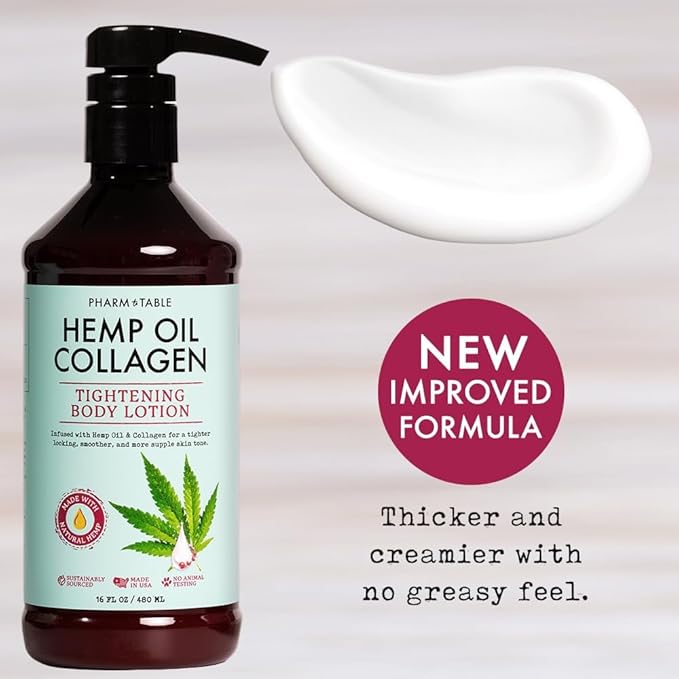 Hemp Oil Collagen Tightening Body Lotion 480ml