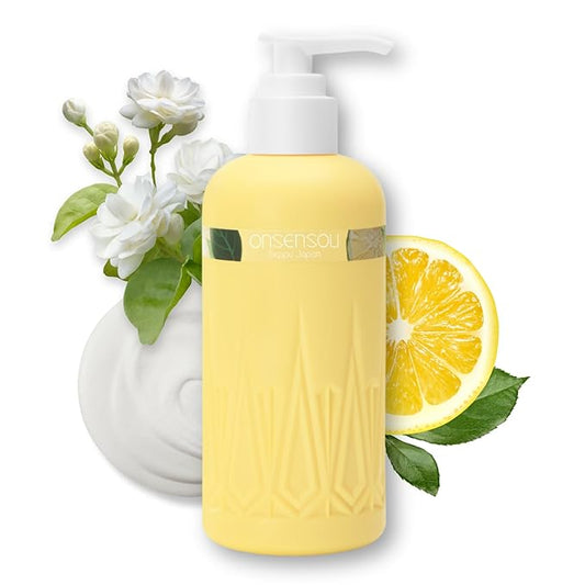 Skin Moisturizer for Dry Skin Women & Men, Full Body Lotion & Skin Cream with Hot Spring Yeast, Green Algae & Shea Butter from Japan, Citrus Scent, 8.45 Fl Oz