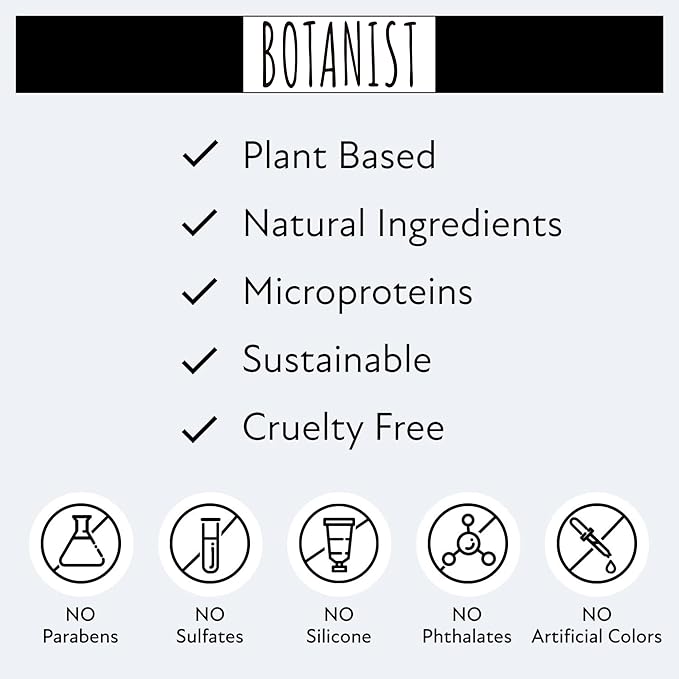 Botanist Organic Body Wash & Shampoo Set, Natural Shower Gel For Women Dry Skin, Sulfate Free Shampoo for Oily Hair with Natural Keratin & Honey from Japan, Silicone & Paraben Free 32.0 Fl Oz