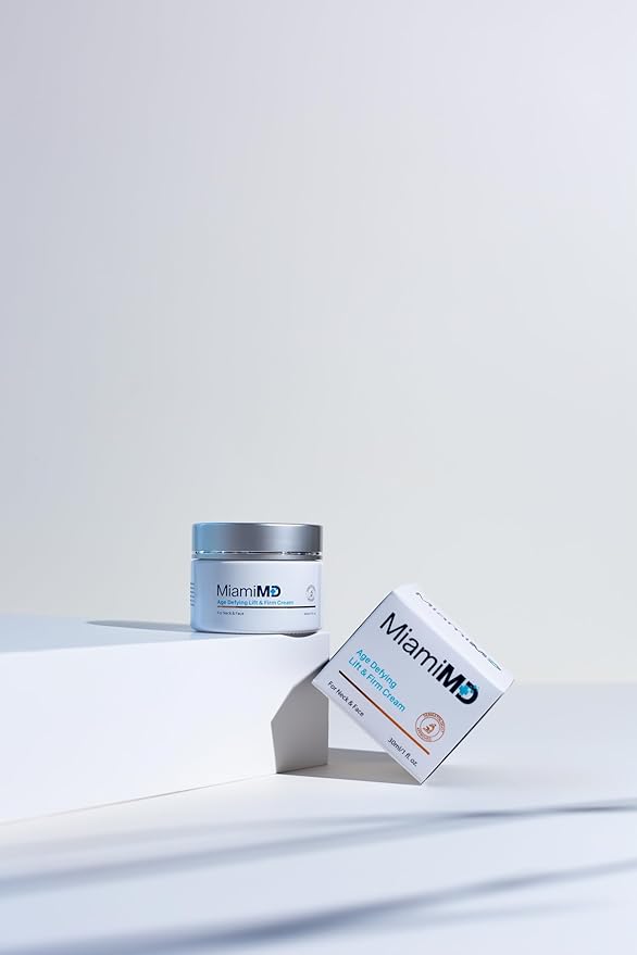 MiamiMD Age-Defying Lifting & Firming Face Cream for Women - Lift & Firm for Anti Aging, Wrinkle Reducer & Hydrating Moisturizer for Smooth, Radiant Skin, Tightening Cream for Face & Neck – 1.7oz