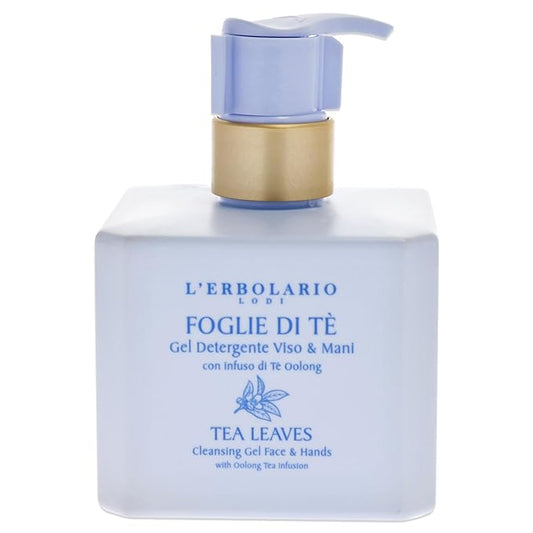 L'Erbolario Tea Leaves Shower Gel - Nourishes, Moisturizes And Protects The Skin - Refreshing Bath And Shower Foam Provides Gently Effective Cleansing - Softening And Toning Properties - 8.5 Oz