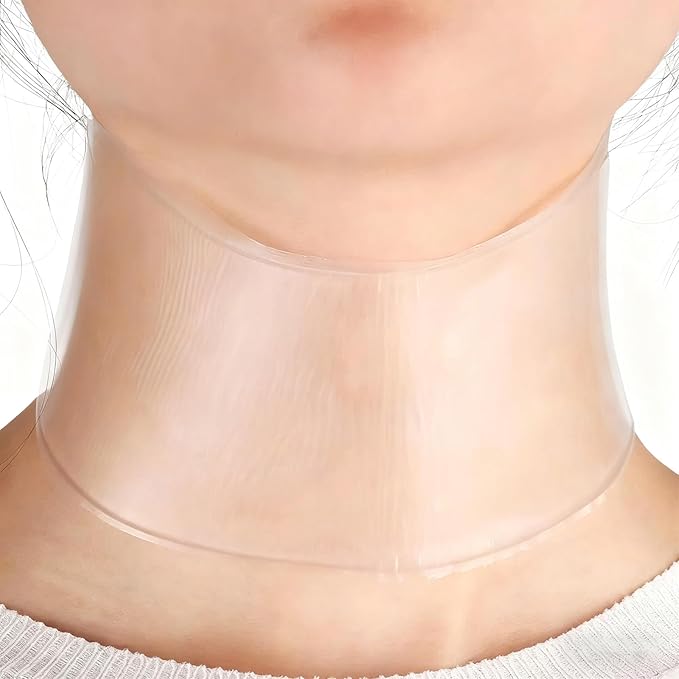 1 Pack Silicone Neck Wrinkle Patch, Reusable Anti-Aging Silicone Pad for Neck Wrinkle Smoothing & Skin Firming (1-Month Supply)