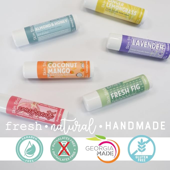 Rinse Bath & Body Coconut & Mango Solid Lotion Stick - Natural Lotion Bar w/Shea and Cocoa Butter | Deep Moisturizing No Mess Travel Lotion w/Beeswax, Apricot & Avocado Oil | Handmade |.5oz