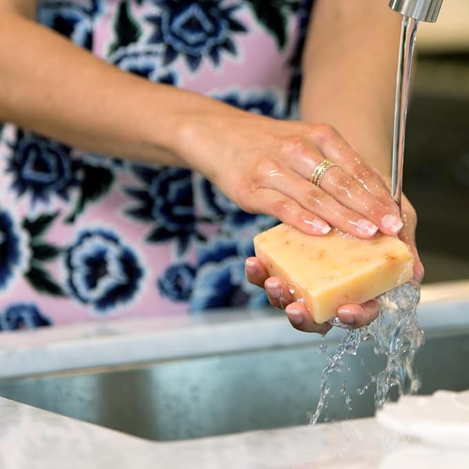 Edens Garden Lemongrass Bar Soap - Natural Cold-Processed Soap with Pure Essential Oils for Hydrating, Moisturizing, & Calming Skin - Handmade Aromatherapy Bath Soap for Face & Body, 4.5 oz (127 g)