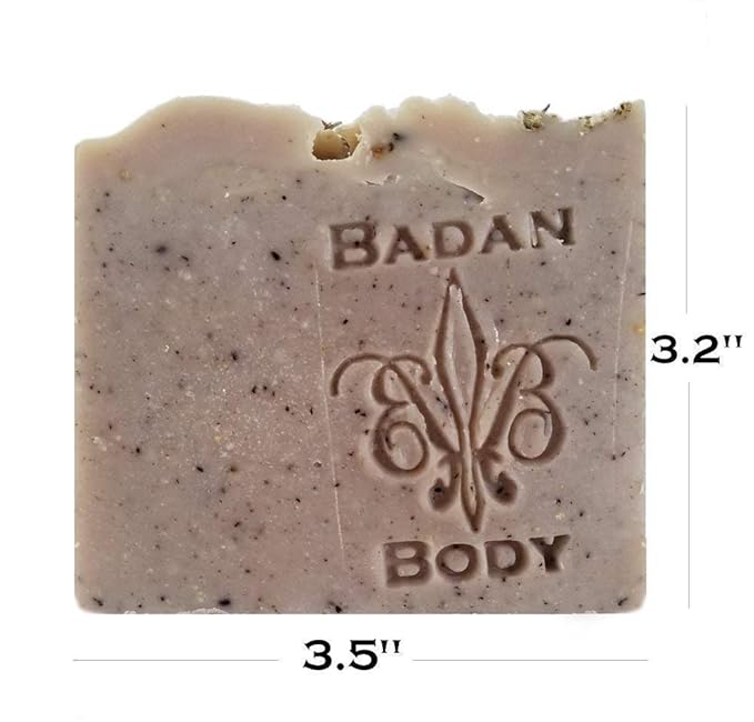 Badan Handmade Shea Butter Soap Bar - Creamy Moisturizing Dry Sensitve Skin Cleansers - Gentle Soap (Lavender, 3 Bar Pack)