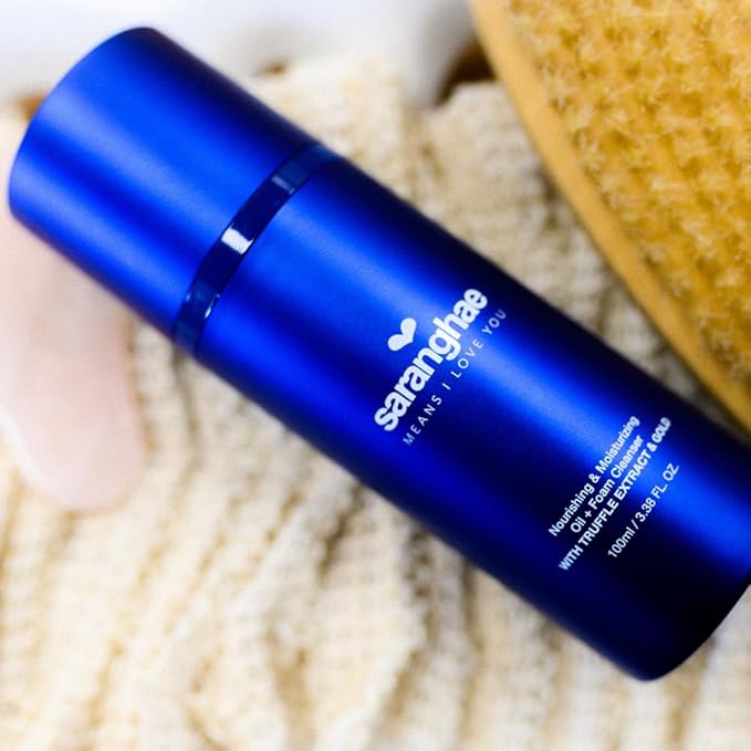 Premium Oil Cleanser for Face, Calendula Korean Cleansing Oil to Foam Face Wash - Hydrating Makeup Remover and Cleanser for Clean, Firm Skin