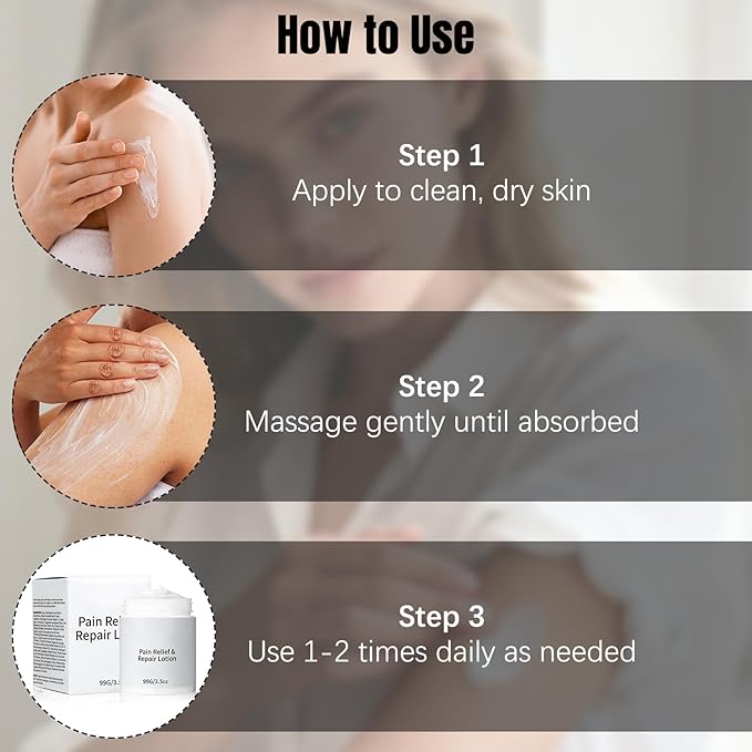 1PCS Relief Repair Lotion, Use Natural Plant Ingredients, Daily Nourishment for Health