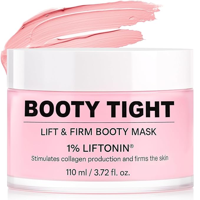 Cellulite Cream Booty Tight Lift and Firm - Smooth & Sculpt Booty, Thighs, Belly & Arms | LIFTONIN® Skin Firming & Toning Bum Mask 3.72 fl oz
