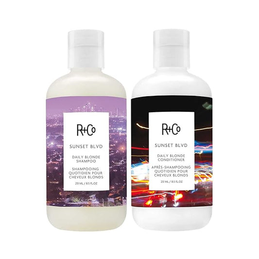 R+Co Sunset Blvd Daily Blonde Shampoo + Conditioner Duo 8.5 Fl Oz (Set of 2)