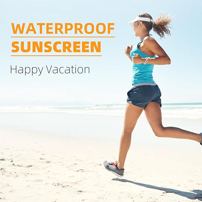 VGO Clear Face Sunscreen SPF 50, Hydrating Sun Essence Leaves No Sticky Feeling Travel Size Sunscreen Against UVA and UVB Rays 50ml / 1.7oz