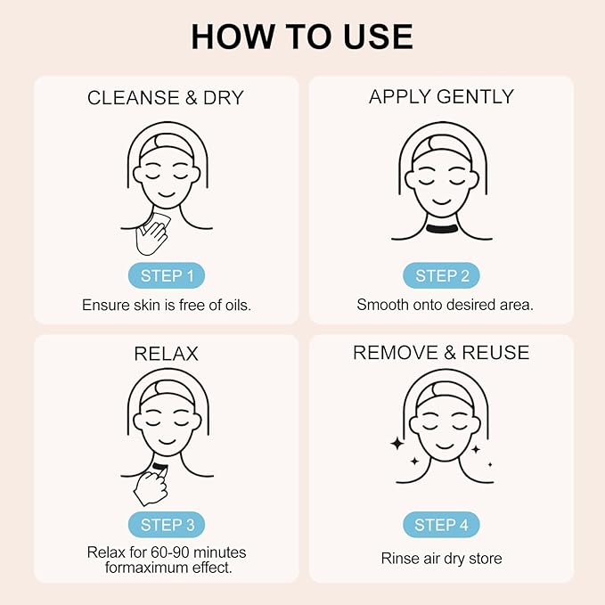 1 Pack Silicone Neck Wrinkle Patch, Reusable Anti-Aging Silicone Pad for Neck Wrinkle Smoothing & Skin Firming (1-Month Supply)