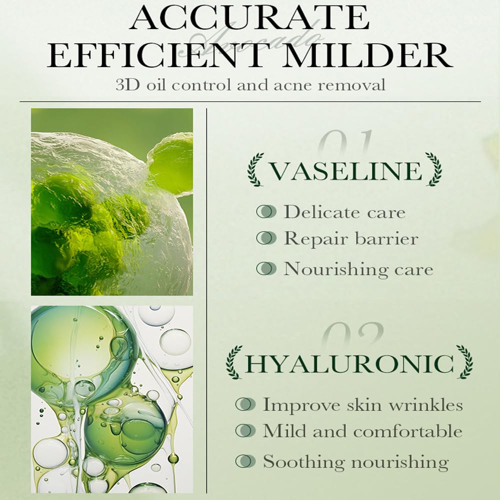 7-Piece Avocado Skincare Gift Set – Hydrating & Anti-Aging Face Care Kit with Cleanser, Toner, Serum, Cream, Eye Cream & Lip Balm – Perfect for Women & Teen Girls 🎁🌿