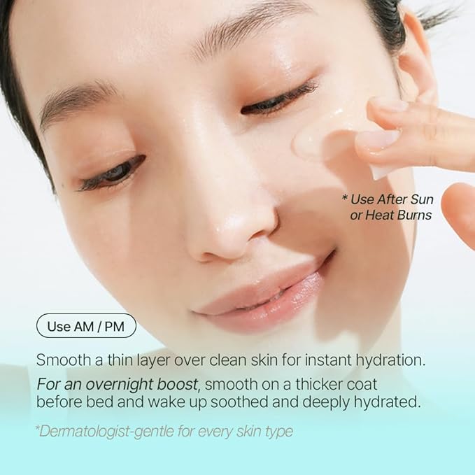 NDP Cica Cream - Gel Face Moisturizer for Sunburn Relief, lightweight Korean Moisturizer for Sensitive Skin, Centella Asiatica, Hydrating, Calming, Soothing (1.7 Fl oz / 50ml)