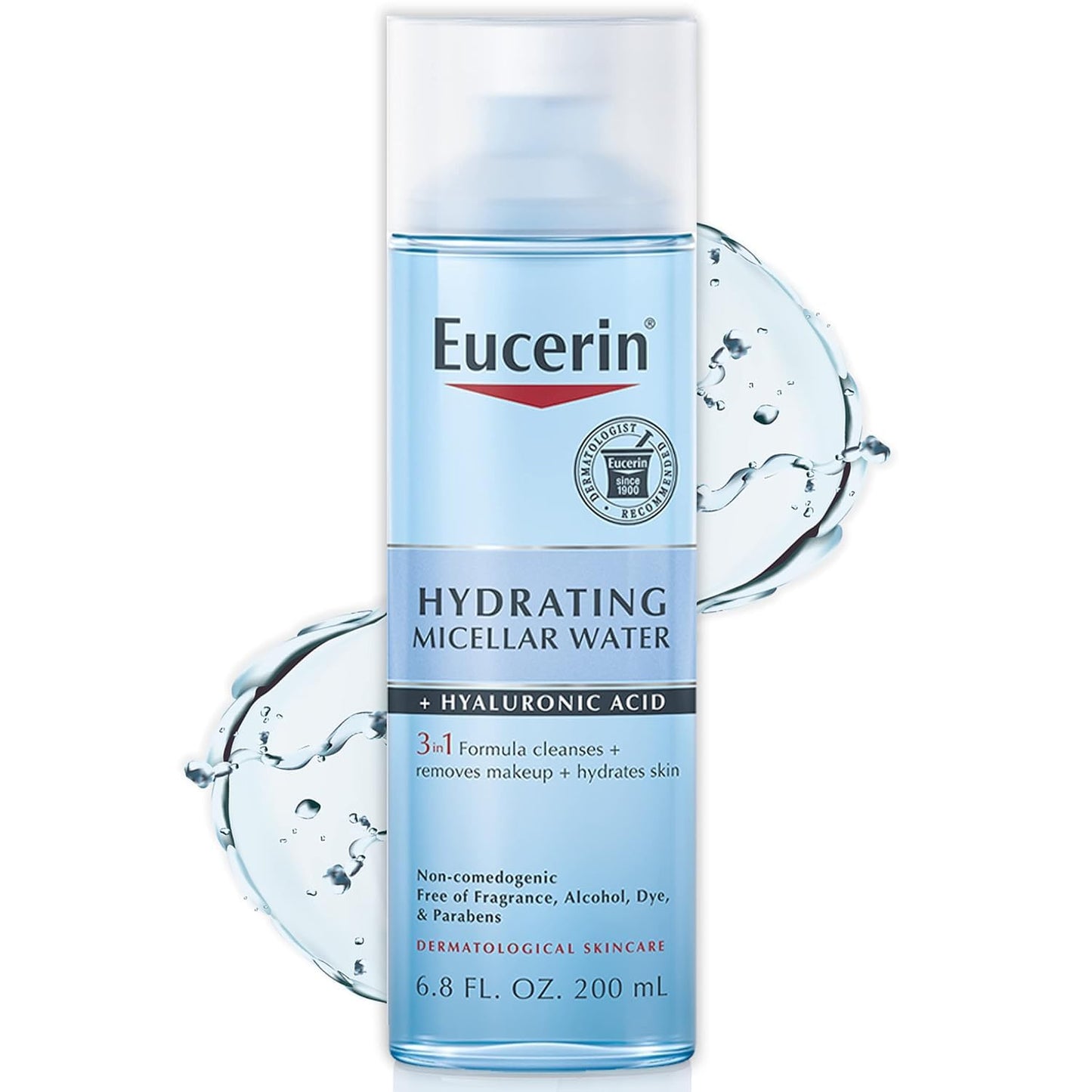 Hydrating 3-in-1 Micellar Water with Hyaluronic Acid – 6.8 oz 💧✨
