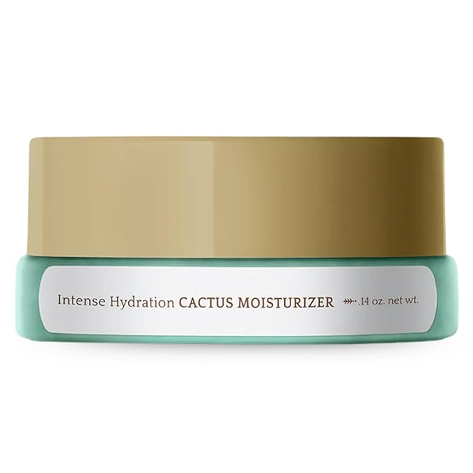 BAMBU EARTH Intense Hydration Cactus Face Moisturizer - Deeply Hydrate with Pressed Serum Formula - Skincare to Soften Texture, Balanced Complexion for Healthy-Looking Glow - .14 oz net wt.